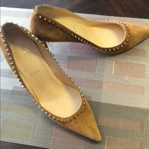 Tan Suede and season women shoe